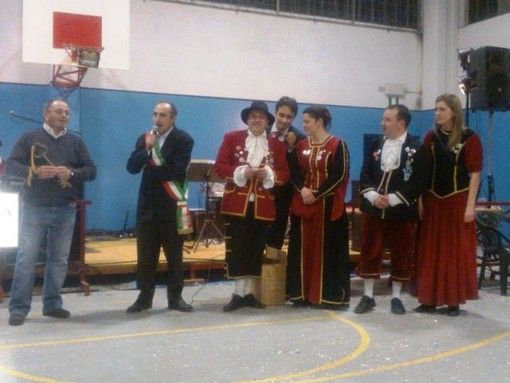 Il momento dell'investitura delle maschere di Rifreddo