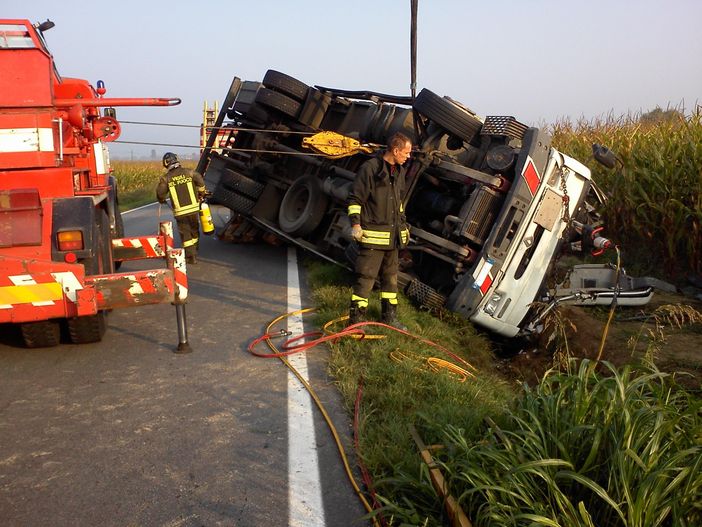 L'intervento nei pressi di Staffarda