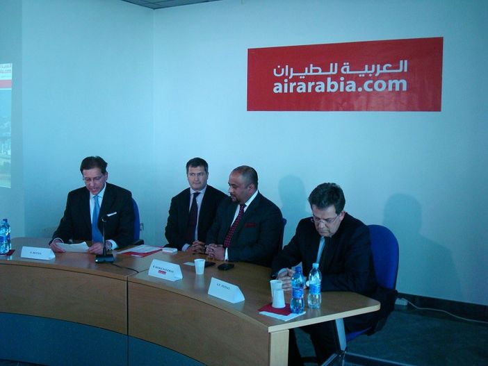 La conferenza stampa di presentazione di Air Arabia Maroc (© Targatocn.it)