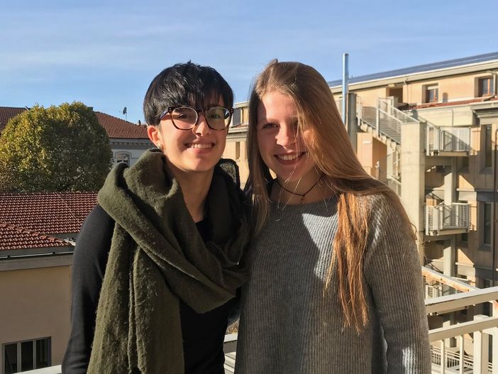Da sinistra Marta Perona e Cecilia Santilli