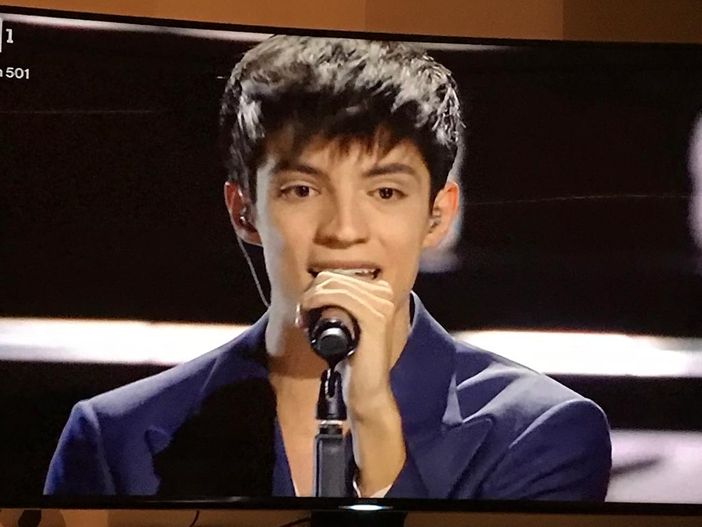 Matteo Romano al Festival di Sanremo