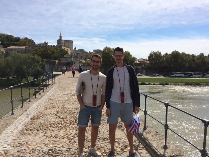 Da sinistra Miguel e Andrea