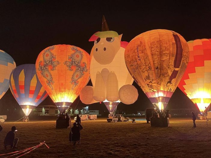 Questa sera a Mondovì le mongolfiere si illuminano a tempo di musica con il "Night glow" Questa sera a Mondovì le mongolfiere si illuminano a tempo di musica con il "Night glow"