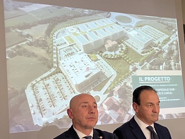 Da sinistra: Livio Tranchida e il governatore Alberto Cirio Da sinistra: Livio Tranchida e il governatore Alberto Cirio