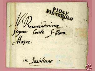 Una lettera scritta da Santorre di Santarosa