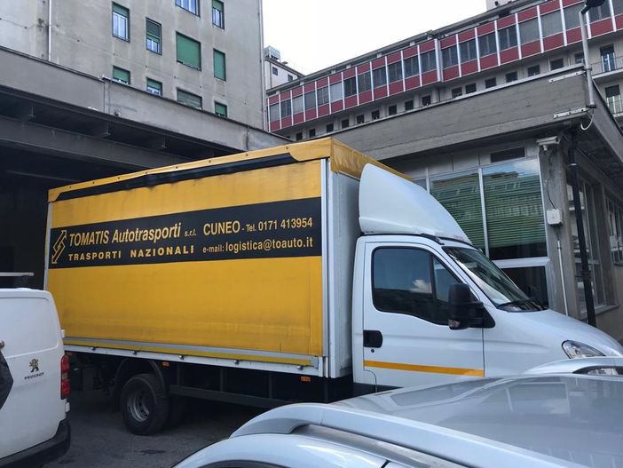 La Tomatis Autotrasporti a servizio dell’Ospedale di Cuneo La Tomatis Autotrasporti a servizio dell’Ospedale di Cuneo