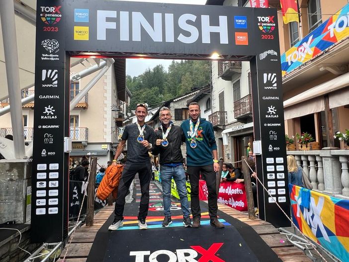 Da sinistra Roberto Camperi, Erik Rolando e Fabrizio Bongioanni