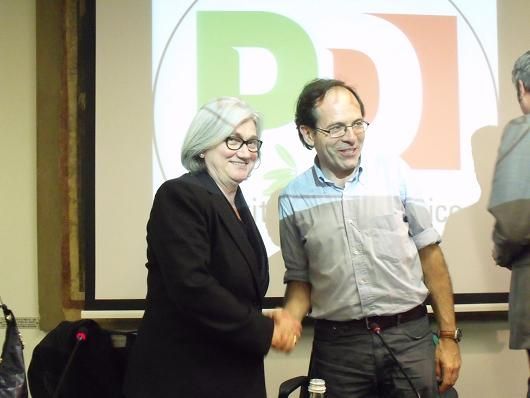 Rosi Bindi e Gigi Garelli