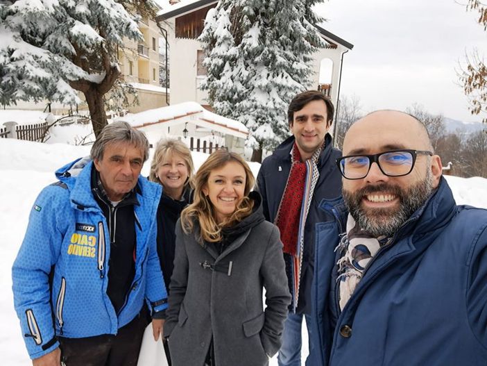 Proseguono i sopralluoghi dopo la nevicata, Robaldo e Danna a Roburent Proseguono i sopralluoghi dopo la nevicata, Robaldo e Danna a Roburent