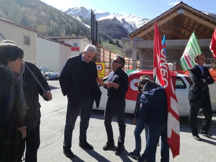Borgna alla manifestazione del 1° maggio al Tenda: "Luogo che evoca l'handicap infrastrutturale della nostra provincia""