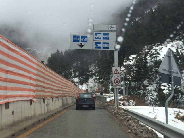 Galleria del Tenda, chiusure fuori programma nelle notti del 27 e 28 febbraio