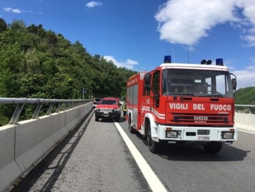 Tamponamento sulla Torino-Savona al km 57 in direzione sud: un ferito