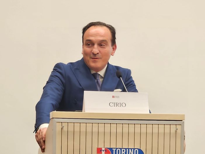 Il presidente della Regione Piemonte Alberto Cirio