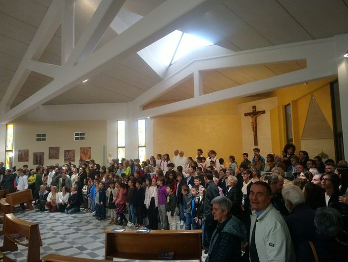 Domenica di festa a Mondovì per i 25 anni di servizio di don Flavio Begliatti al Ferrone