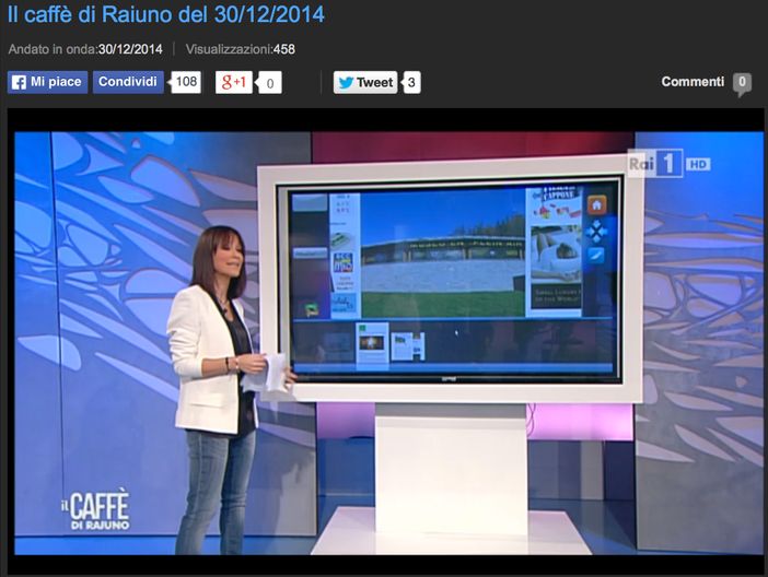 Un fotogramma della trasmissione