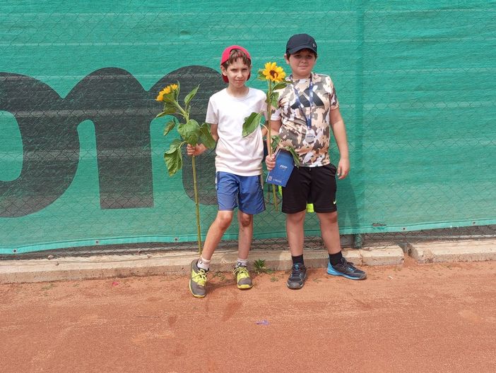 Ottimi risultati per i tennisti albesi Gioele Testa e Francesco Merlo al Master regionale Fitp Junior Program