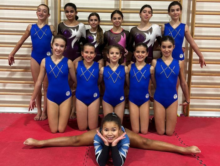Cuneoginnastica in evidenza ai campionati italiani AICS