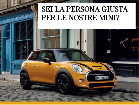 TARGET, Nuova Concessionaria MINI per Alba, ricerca un venditore