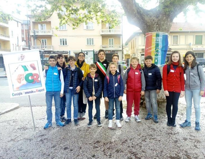 C'era anche il Consiglio comunale dei ragazzi di Vicoforte al raduno regionale di Avigliana