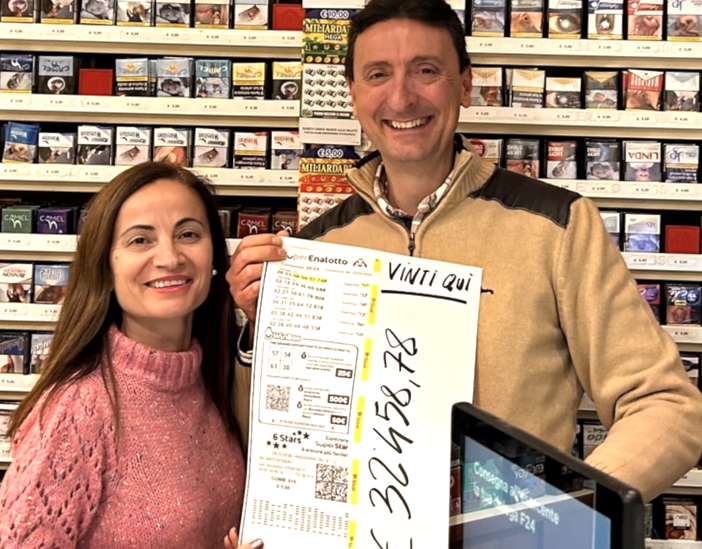 I titolari de 'L Tabachin Tabaccheria di Borgo San Dalmazzo I titolari de 'L Tabachin Tabaccheria di Borgo San Dalmazzo