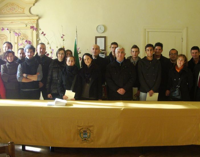 La consegna della Costituzione ai 18enni di Marene