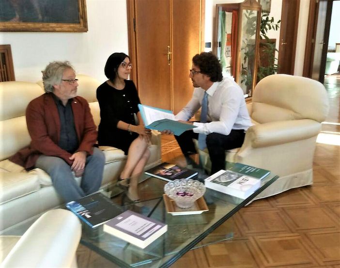 L'incontro tra Dadone, Campo ed il ministro Toninelli