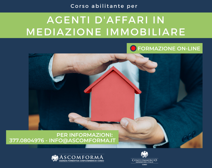 Iscriviti al corso “Agente d'affari in mediazione immobiliare”