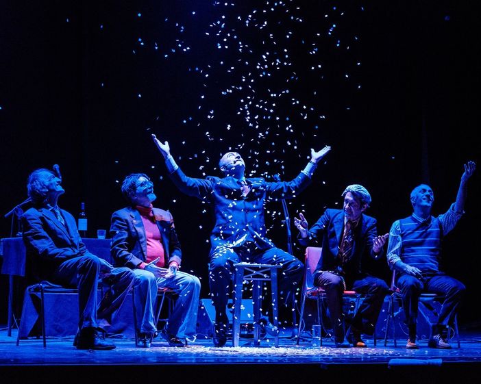 I Trelilu e il mago Alexander insieme a Caraglio con "Lilusione"