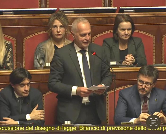 Il senatore Bergesio nel corso del suo intervento questa mattina in Senato sulla manovra di bilancio Il senatore Bergesio nel corso del suo intervento questa mattina in Senato sulla manovra di bilancio