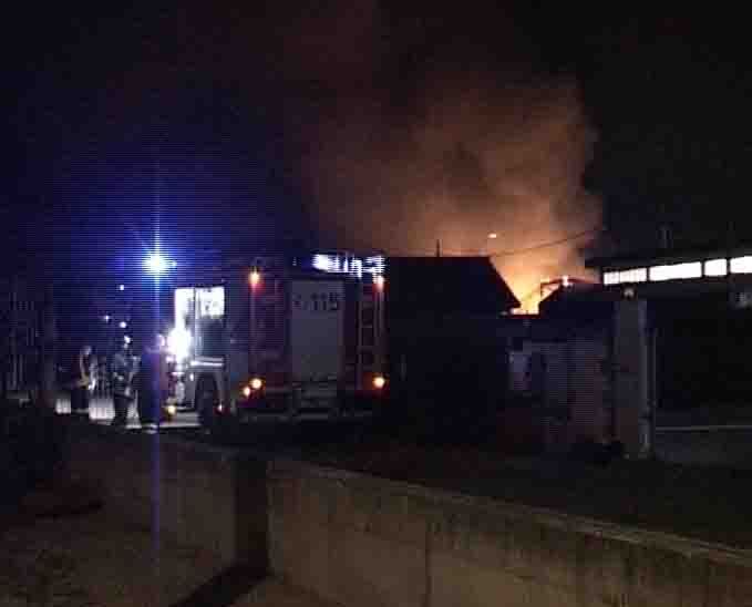 Il rogo di stanotte a Confreria