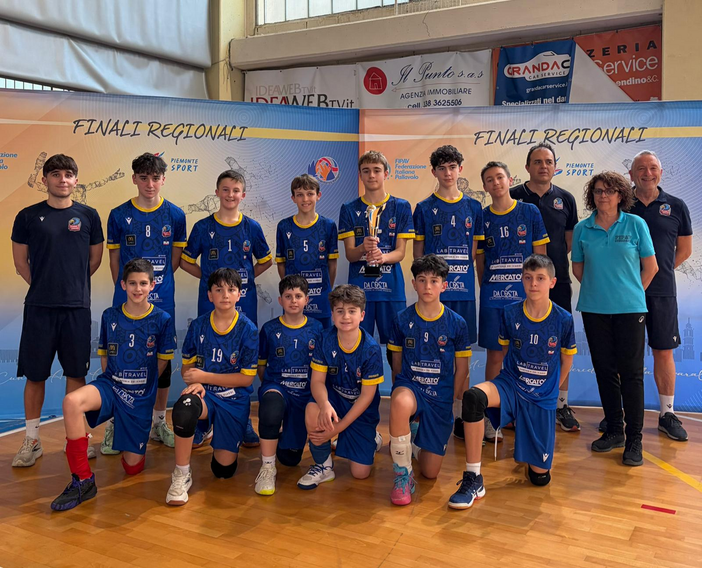 VOLLEY MASCHILE / Cuneo, l'U13 si laurea campione regionale 6vs6