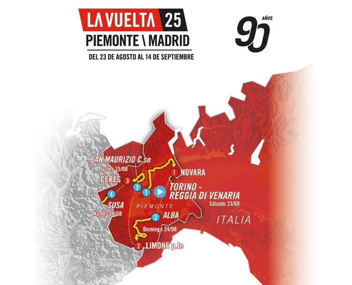 Ciclismo: da Alba a Limone, le strade cuneesi si preparano ad accogliere la Vuelta Ciclismo: da Alba a Limone, le strade cuneesi si preparano ad accogliere la Vuelta