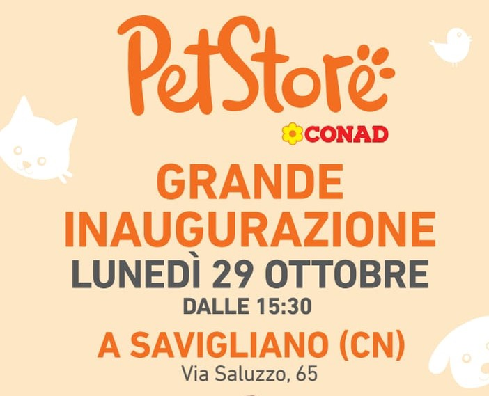 Apre a Savigliano il Pet Store Conad