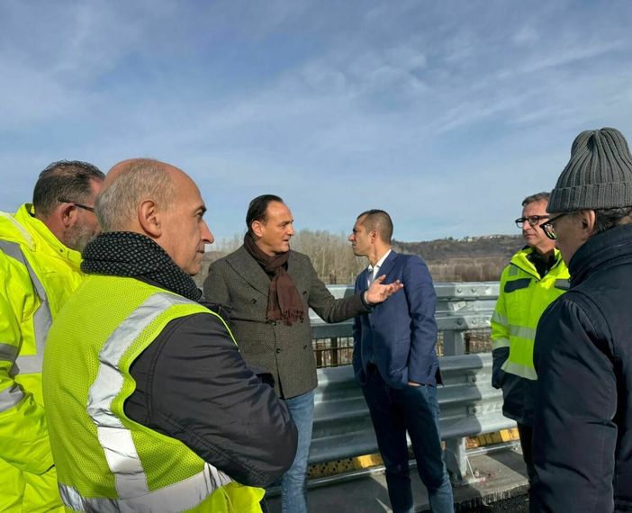 Il sopralluogo di Cirio e Gabusi Il sopralluogo di Cirio e Gabusi