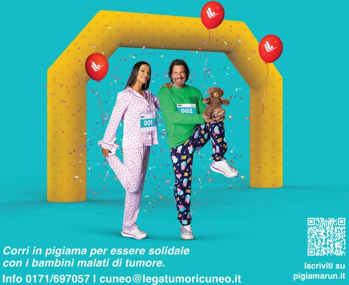 La Pigiama Run torna venerdì 26 settembre: solidarietà in movimento per i bambini malati di tumore