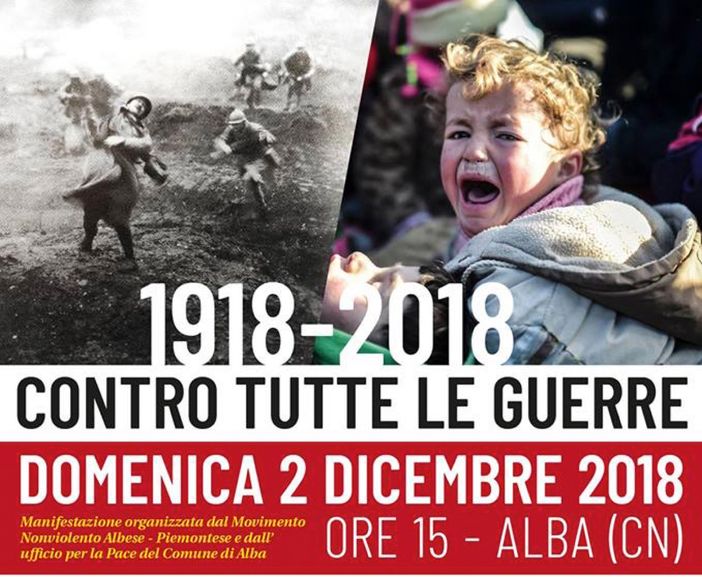 A cento anni dalla Grande Guerra la celebrazione alternativa della Alba non violenta