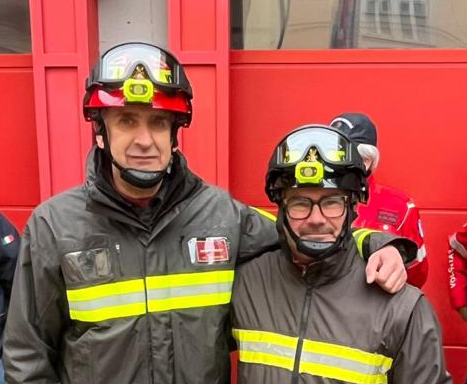 Sergio Dogliani con Pietro Zoccarato Sergio Dogliani con Pietro Zoccarato