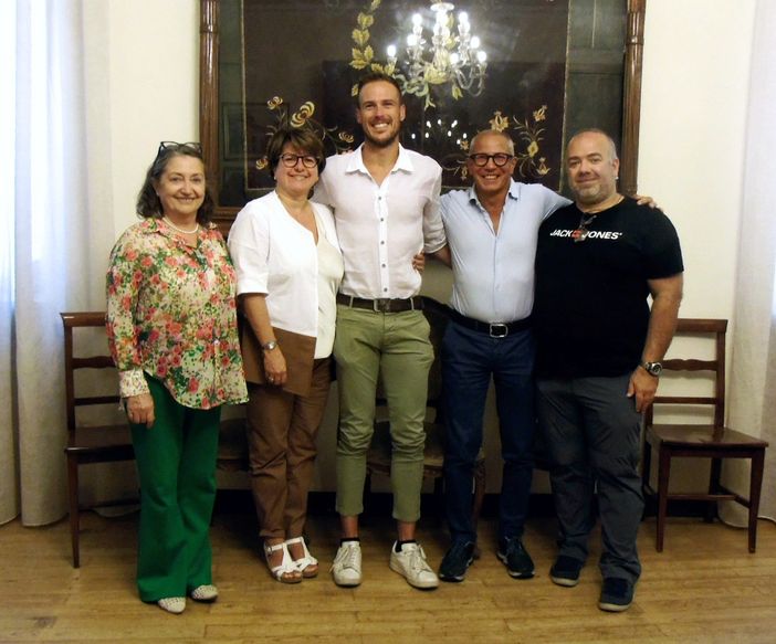 L'atleta borgarino Davide Viale accolto in Municipio L'atleta borgarino Davide Viale accolto in Municipio