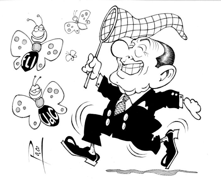 Il "bunga bunga" costruito ad hoc per distogliere l'attenzione dai problemi del Paese