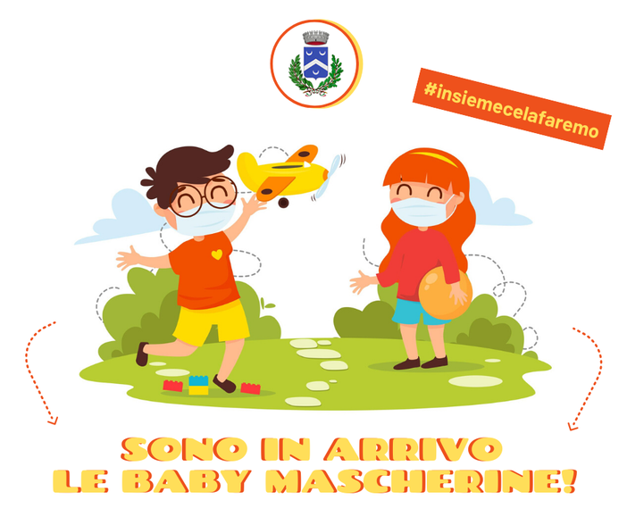 Chiusa di Pesio, mascherine a domicilio per i bambini dai 3 ai 12 anni