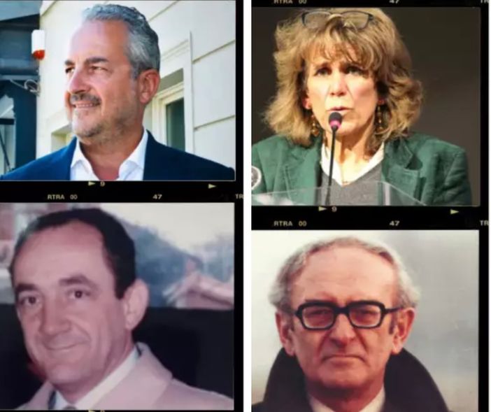 Giovanni e Amedeo Damiano con Paola e Bruno Caccia Giovanni e Amedeo Damiano con Paola e Bruno Caccia