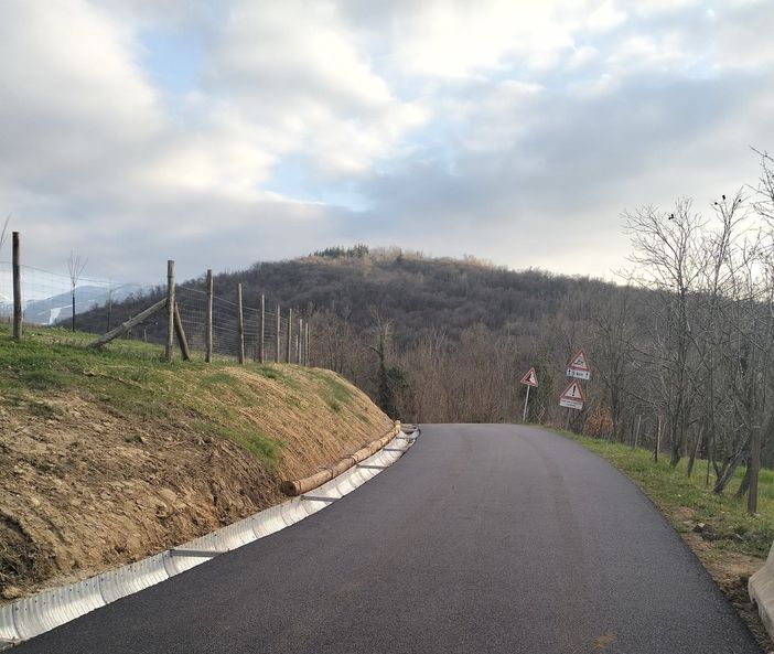 Conclusi a Monastero di Vasco i lavori di stabilizzazione dopo la frana in via Bertolini Soprani-Pagliani