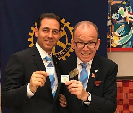 Giovanni Benedetto, presidente Rotary Saluzzo, Gian Michele Gancia
