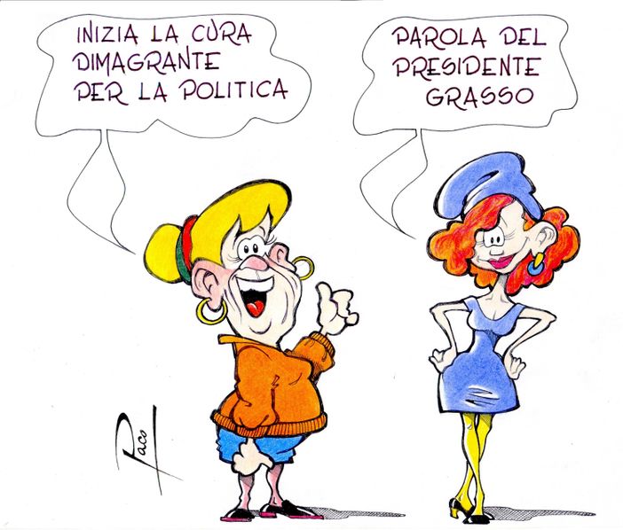 La cura dimagrante di Grasso