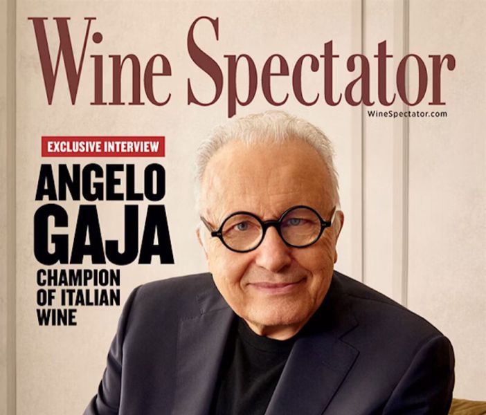 La copertina di "Wine Spectator" di aprile 2024