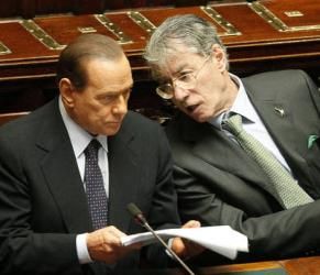 Berlusconi e Bossi Berlusconi e Bossi