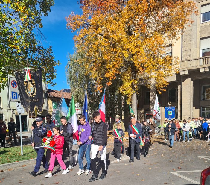 Verzuolo ha celebrato la Festa del IV Novembre con un giorno di anticipo per permettere la partecipazione alle scuole
