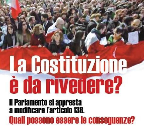 La Costituzione è da rivedere? Incontro pubblico promosso a Mondovì