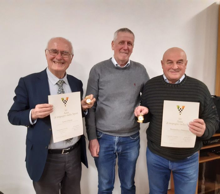 Chiotti e Dalmasso premiati da Roggiery Chiotti e Dalmasso premiati da Roggiery