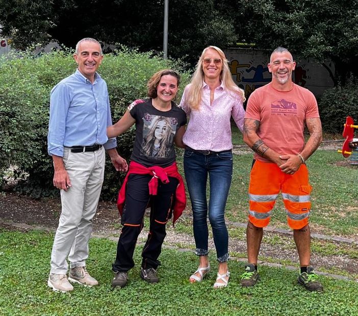 Sally Martini è la prima cantoniera assunta dal Comune di Manta